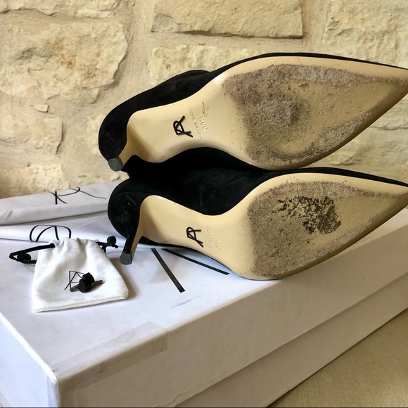 Paul Andrew Ciondolare Scrunch Suede Boots - size 39.5 - Picture 9 of 9